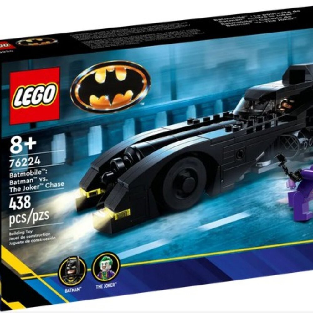 New Lego DC Batmobile: Batman vs. The Joker Chase Retiring Collectible Set 76224
